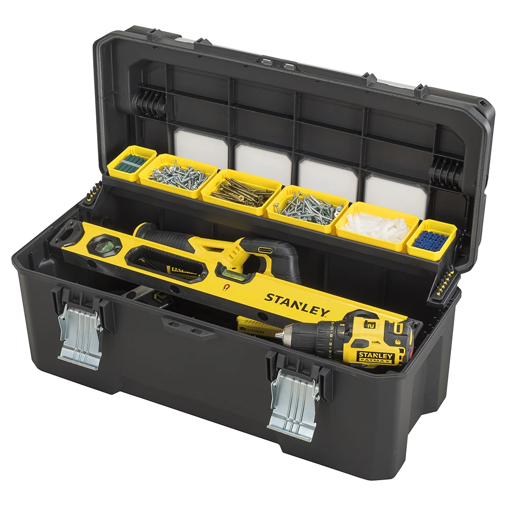 Stanley Chariot à Outils FMST1-75791 FatMax Pro Alu Cantilever Tool Case 26". 3 Stanley Chariot à Outils FMST1-75791 FatMax Pro Alu Cantilever Tool Case 26". – Image 3