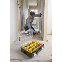 Stanley Coffret Pour Machine FMST82967-1 Organisateur Compact FATMAX® TStak -Ceinture porte-outils Soldes fmst82967 1 organisateur compact fatmaxr tstak 3