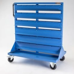 Huvema Chariot à Outils K4082 Système De Rayonnage Mobile Avec 78 Bacs De Stockage -Ceinture porte-outils Soldes k4082 systeme de rayonnage mobile avec 78 bacs de stockage 2